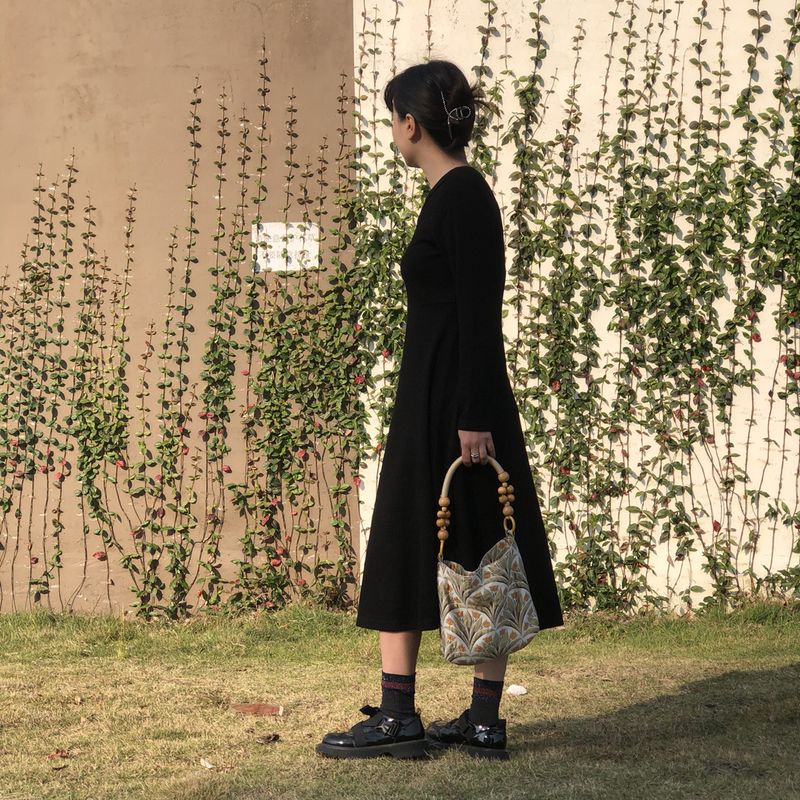 Nuova collezione primavera/estate 2023 Linglan Story Little Tote, stile casual versatile, borsa a tracolla sottobraccio_voghion.com