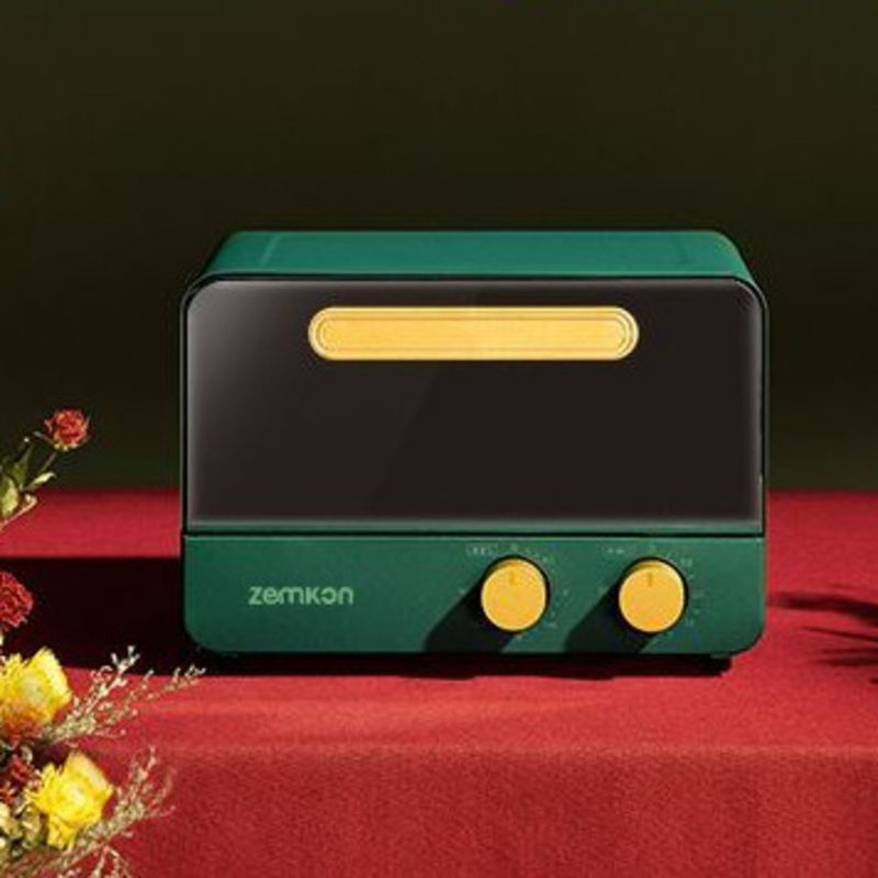 ZEON German Quality New 12L Horizontal Mini Electric Oven Multi-Functional Household Smart Baking Cooking Box_voghion.com