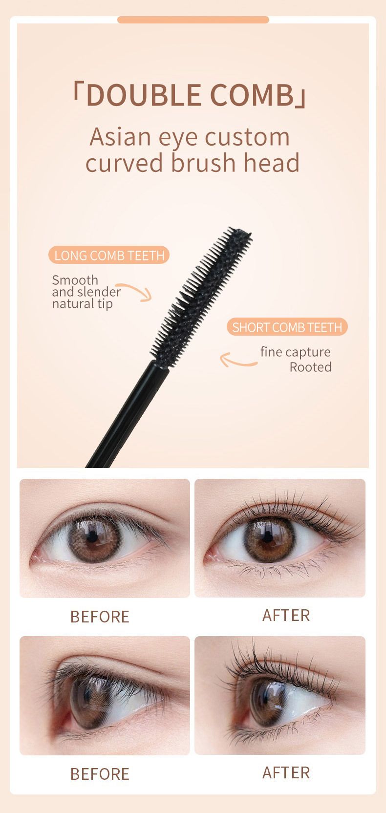 Dictionary Makeup English Version Mascara Lengthening Thickening Waterproof Sweatproof Curling Eyelash Primer_voghion.com
