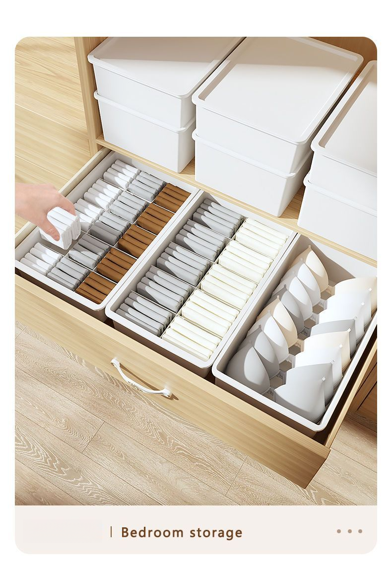 Plastic Box Elevated Miscellaneous Storage Bin Rectangular Large Capacity Dormitory Student Multifunctional Turnover_voghion.com