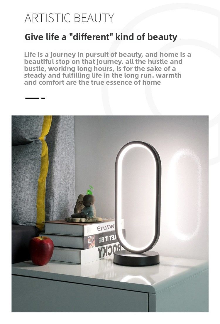 Schlafzimmer Nachttisch Nordic Einfache USB Student Schlafsaal Gemütliche Atmosphäre LED Nachtlicht Leselampe_voghion.com
