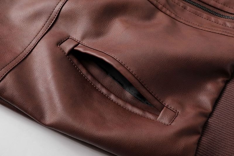 Giacca in pelle PU, giacca può essere rimossa, cappello, cappotto autunnale_voghion.com