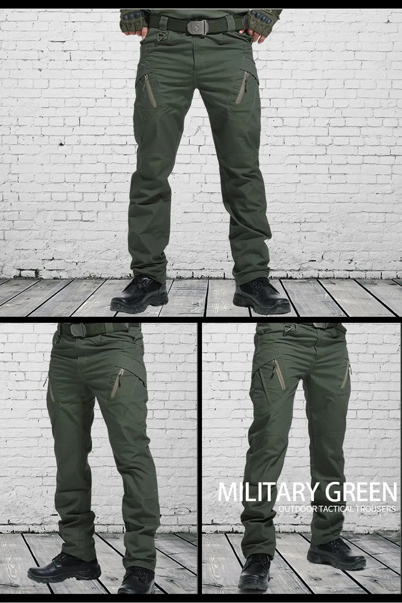 Nei Taktesch Hosen fir Männer mat verschiddenen Täsche-Elastizitéiten, Militär, Urban Pendler, Tacitcal Hosen, Männer, Slim Fat Cargo Hosen, 5XL_voghion.com
