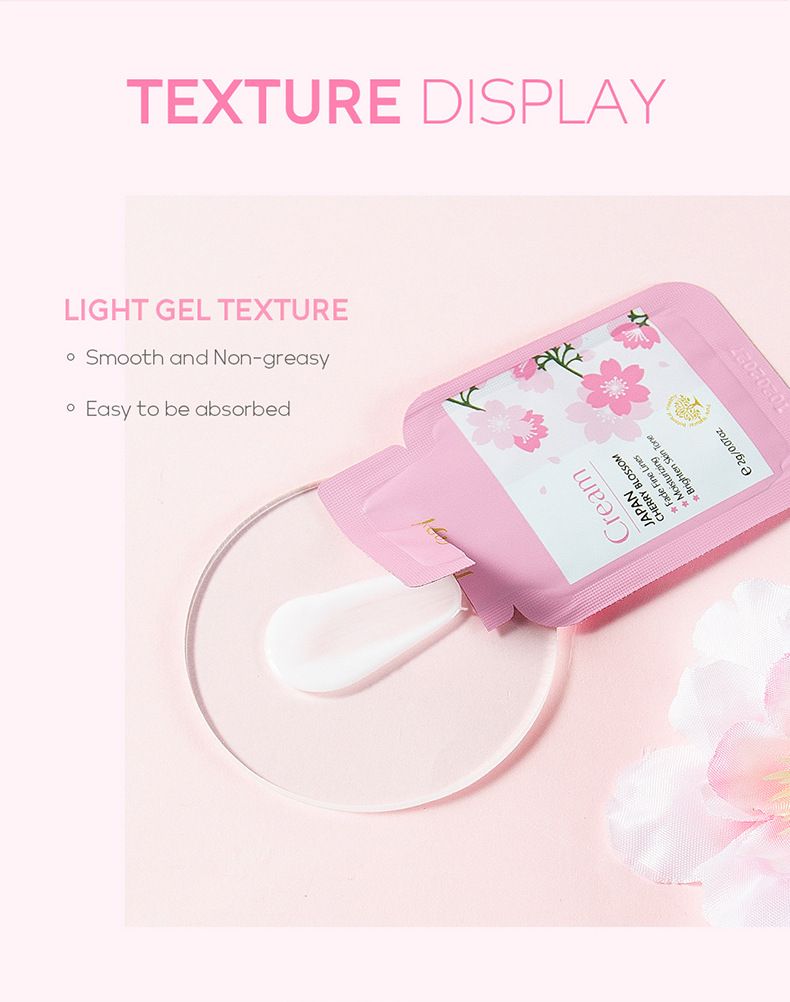 FENYI Sakura 4 daļu ādas kopšanas produktu komplekts mitrinošs un saudzīgs 1 daļas 2 g izmēģinājuma iepakojums ādas kopšanai_voghion.com