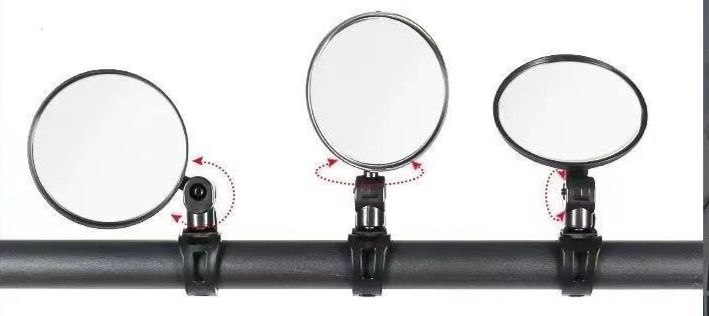 Bicycle, rearview universal wide-angle convex small reversing mirror, electric mountain bike, reflective mirror_voghion.com
