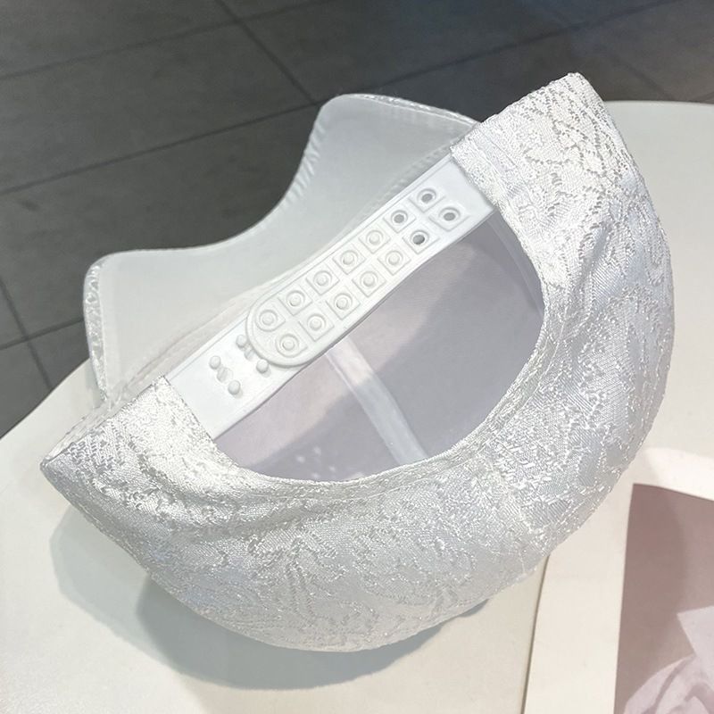 Γυναικείο καπέλο μπέιζμπολ Water Diamond Butterfly Gold Silk Cotton για Άνοιξη/Καλοκαίρι 2022, Αντηλιακό, Αναπνέον, Πάπια_voghion.com