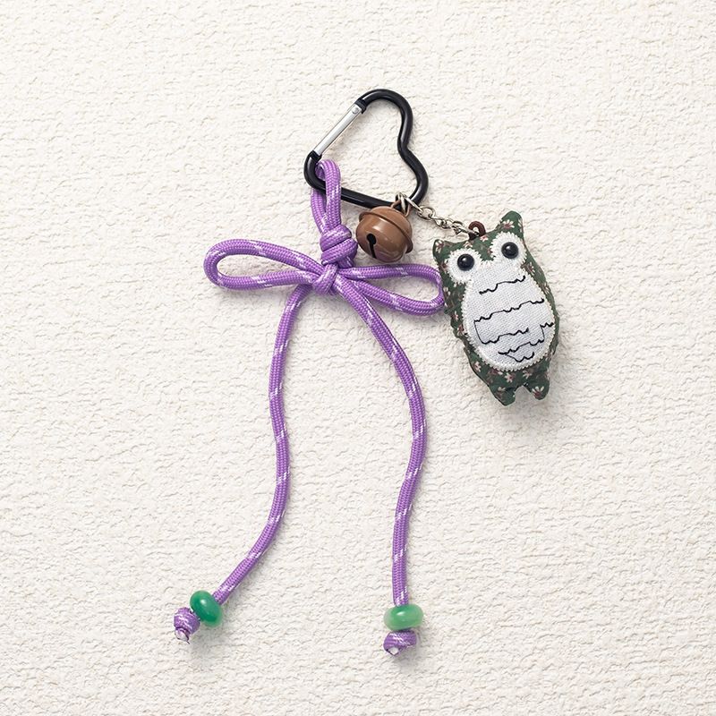 Cherry High-End Decoration Backpack New Pendant Black Keychain Replacement Bag Charm_voghion.com