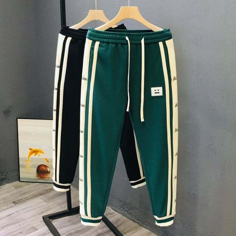 Pantalon Tendance Marque Pi Shuai Fried Street Automne Et Hiver Crop Leggings Hommes Étiqueté Décontracté Américain_voghion.com