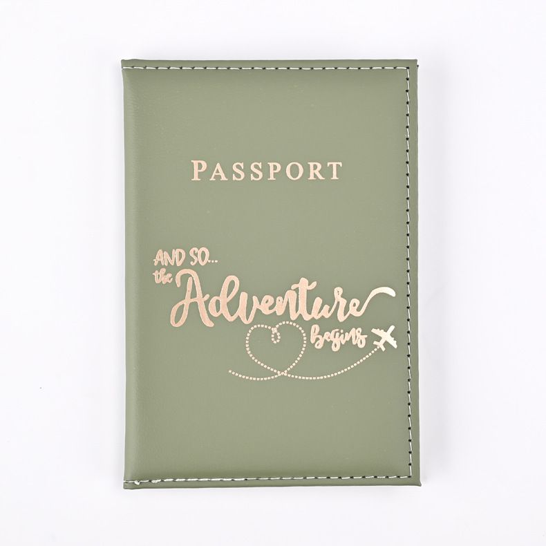padrão capa de passaporte PU porta-passaporte porta-bilhete passaporte_voghion.com