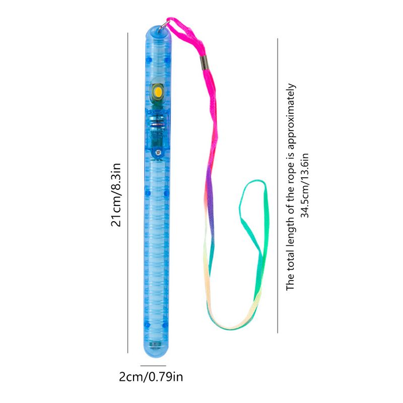 5/10PCS Flashing LED Wand Sticks Glowing Cheer Wands Multicolor Light Up Wands With Lanyards For Music Concert Party Favor_voghion.com