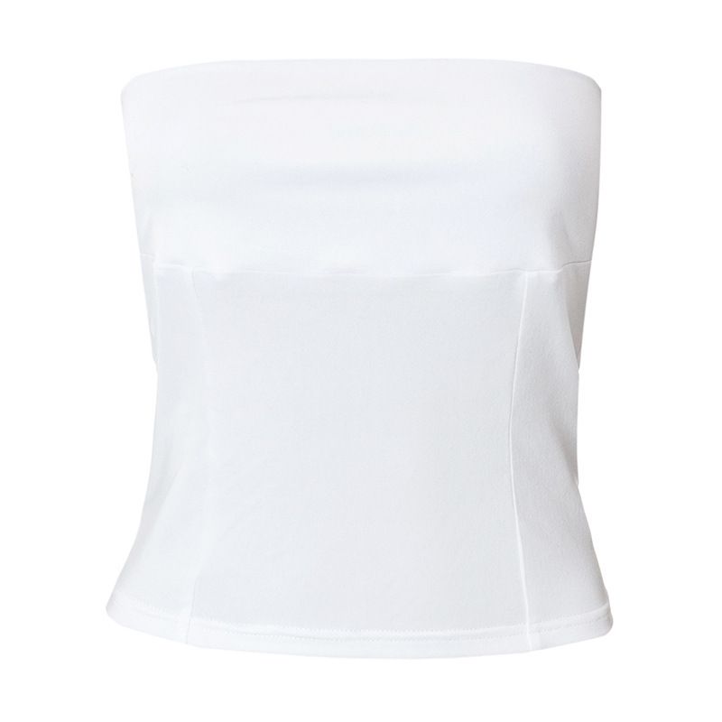 Pull de couleur unie sans manches, épaules dénudées, haut de soutien-gorge Simple et décontracté pour femmes, nouvelle collection été 2023_voghion.com