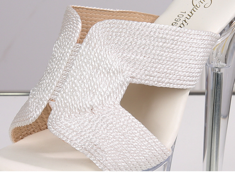 17CM Light-Up Crystal High Heels - Glowing Platform Stiletto Sandals For Women, Transparent Wedding Party Shoes_voghion.com