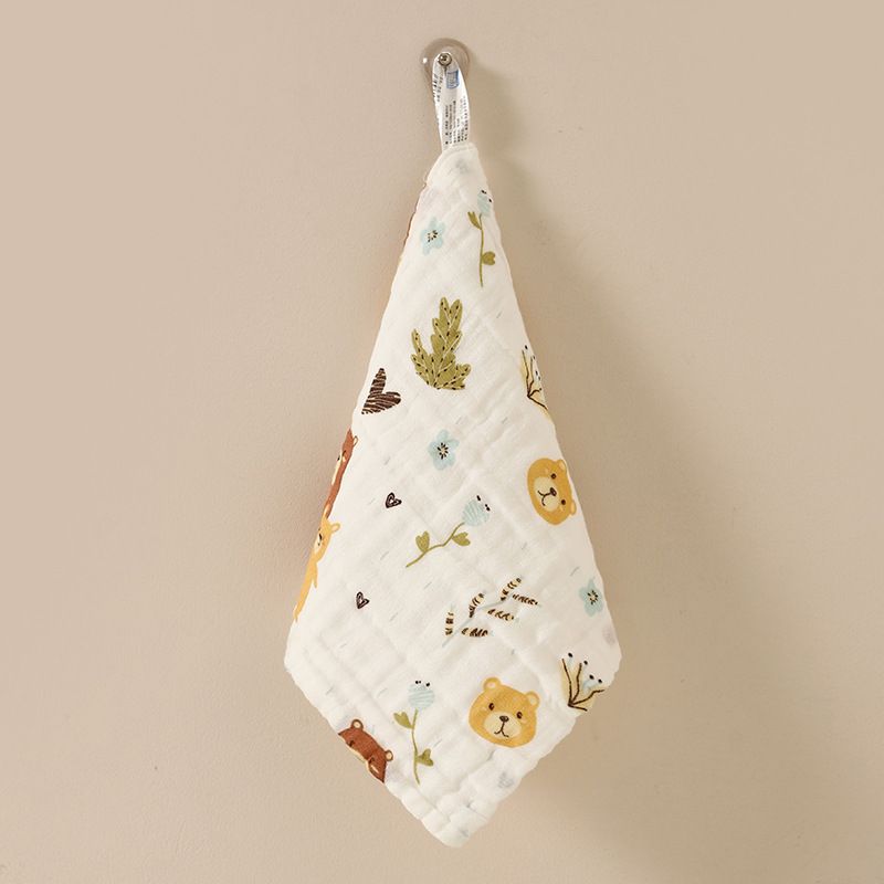 40er-Jahre-Mull-Babytücher – Ultraweich und schnell absorbierend (0–5 Jahre) – Entzückende Tierdrucke (Sabberlätzchen, Waschlappen, Mehrzweckhandtücher)_voghion.com