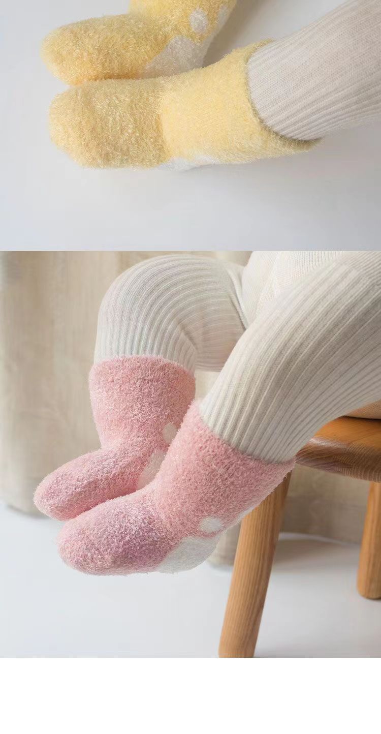 Calzini invernali spessi per neonati da 0-1-3 anni, calzini termici per bambini e bambine, calzini invernali per bambini con accumulo di calore_voghion.com