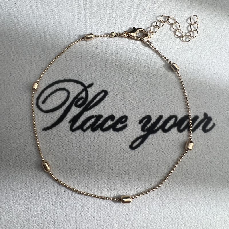 Fashion Accessories Double Layer Heart Anklet For Women Trendy Simple Alloy Heart-shaped Beach Vacation Style Jewelry_voghion.com