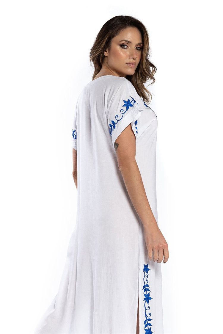 popolare copricostume da spiaggia ricamato in rayon da donna, stile abito ricamato, camicia di protezione solare per bikini al mare, 20 colori_voghion.com