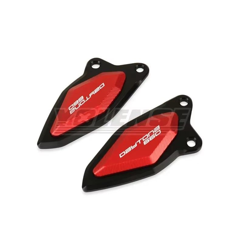 Für Daytona 660 2025 2024 CNC-Aluminium-Fußrasten-Fersenschutz | Fußrastenschutz für Fußrastenanlagen, rutschfeste, robuste Motorradteile_voghion.com