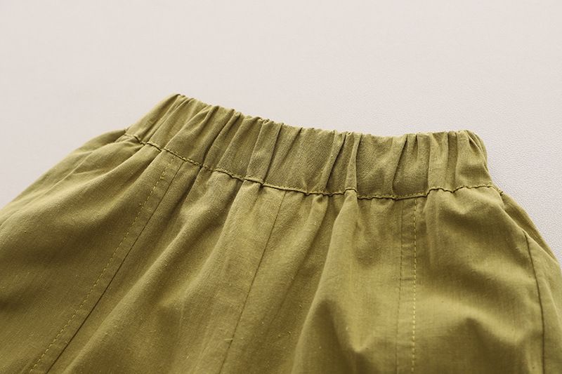 2024 New Handsome Summer T-shirt Little Boys Vertical Stripe Shirt Short Sleeve Two Piece Set_voghion.com