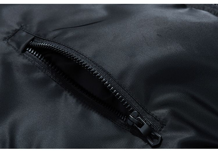 Herenkleding Grote maten Heren Geborduurd Jack Lange mouwen Buitenkleding Top Modieus Stedelijk Opstaande Kraag Heren Dubbelzijdig Jack_voghion.com