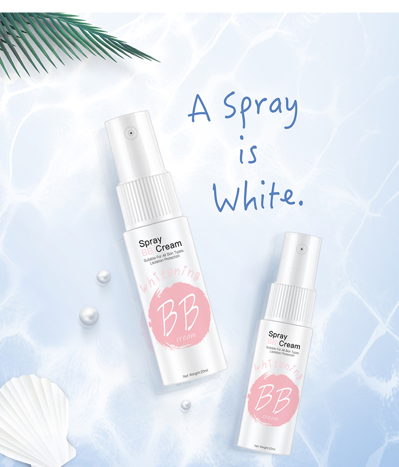 Creme 20 ml BB Gesicht Concealer Spray Bleaching Creme Körper Bleaching Feuchtigkeitsspendende Make-Up Tragbare Schönheit Gesicht_voghion.com