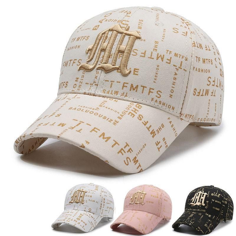 Hat For Men Women Spring And Autumn Korean Version Ins Full Print Casual Outdoor Sun Protection Shade Couple Style_voghion.com