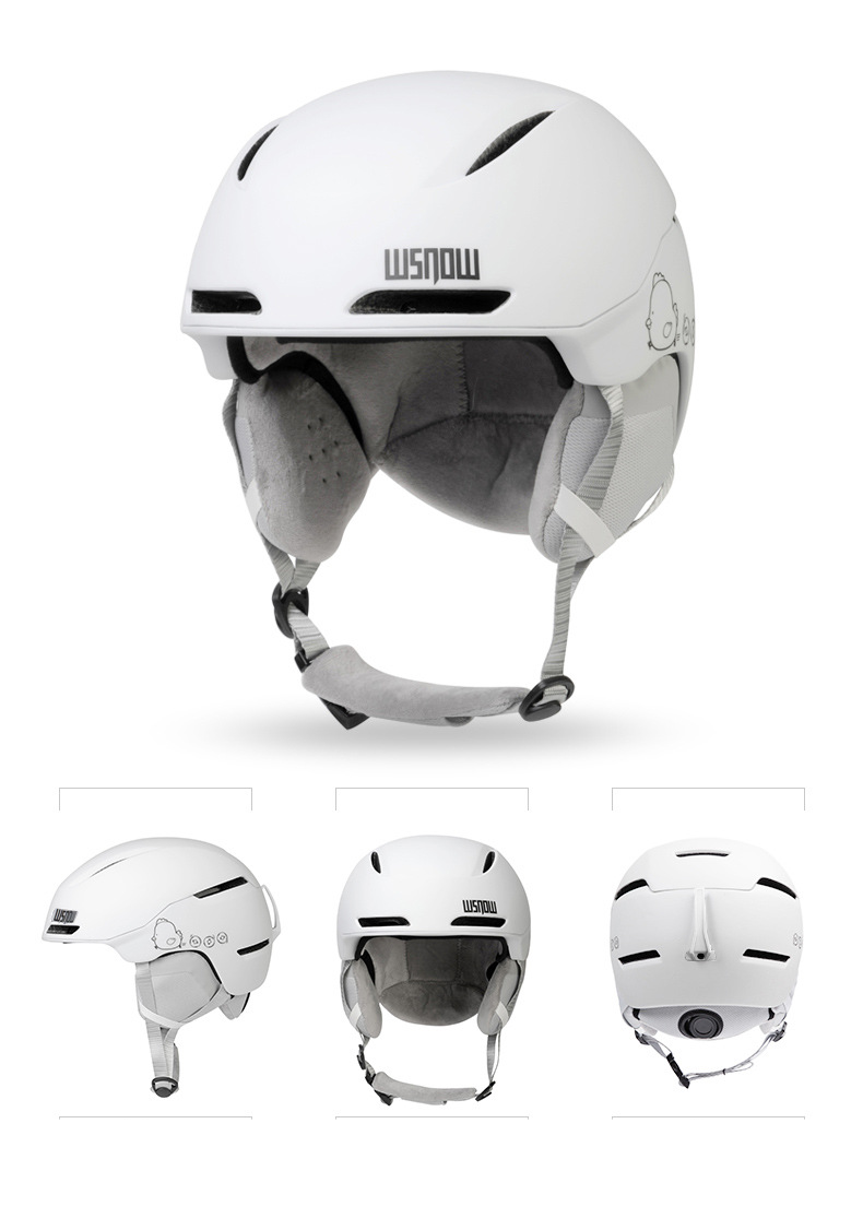 Casco da sci Snowboard protezione da collisione a doppia tavola Casco traspirante protezione della testa per uomo e donna_voghion.com