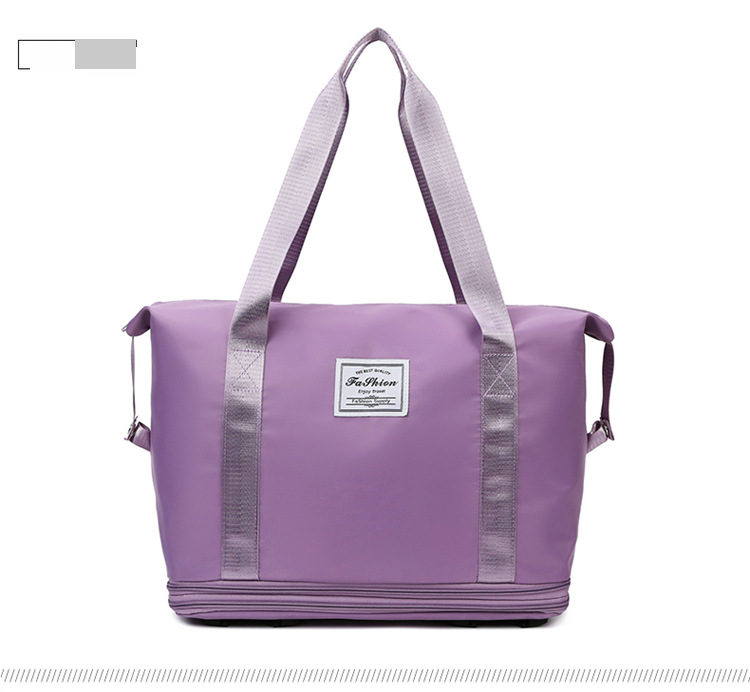 Luggage & Travel Bags Wheel bag travel bag checked bag dry and wet separation detachable pulley five colors large capacity_voghion.com