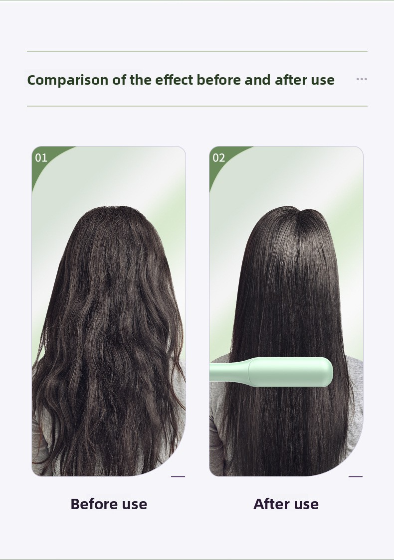 2-In-1 Straightening & Curling Iron With Ionic Technology - Anti-Frizz Hair Styler For Damage-Free Styling - Adjustable Temp 300°F-450°F_voghion.com