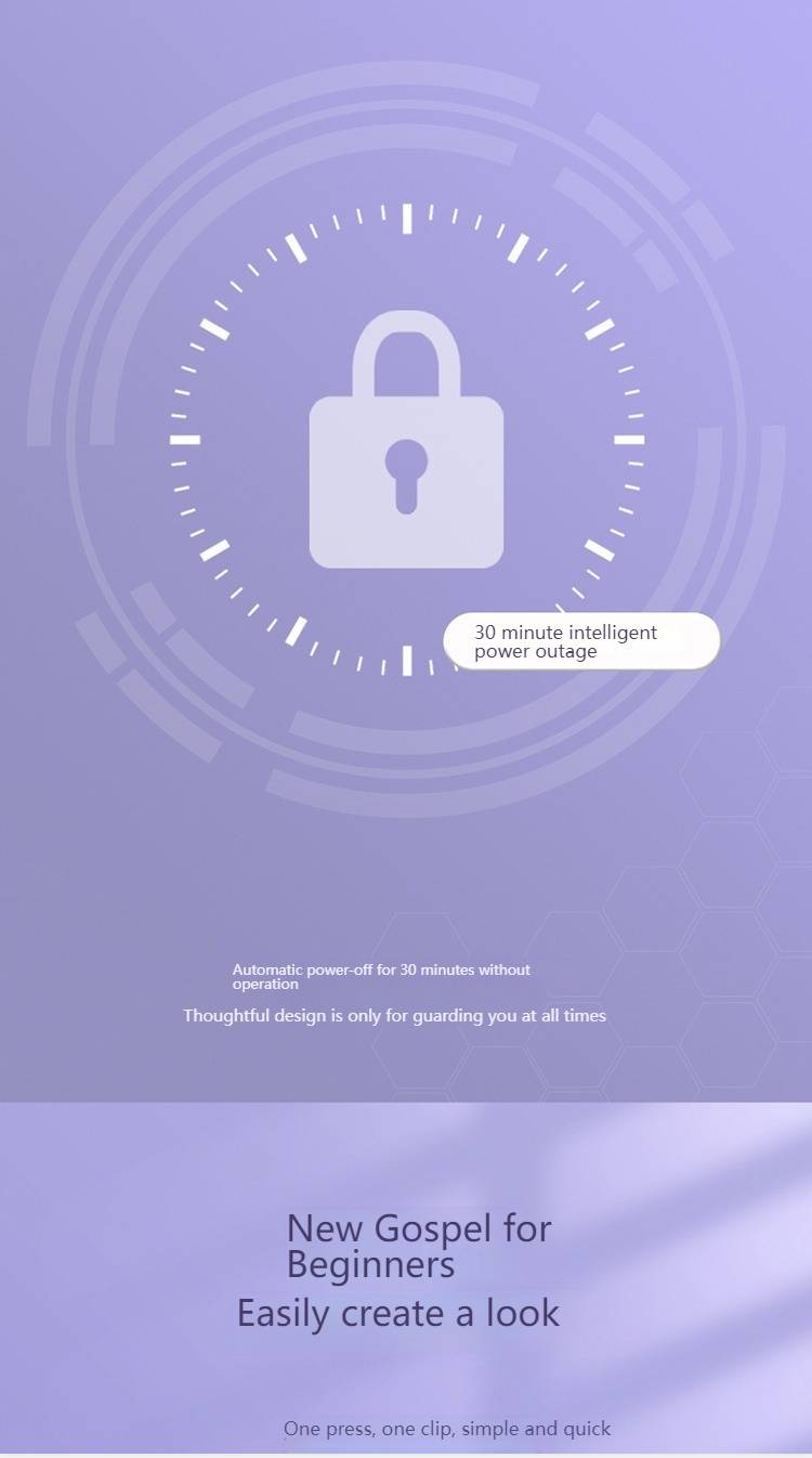 Professional Ceramic Tourmaline Ionic Hair Curler For French Waves, Short Hair & Boho Curls – Damage-Free Styling With Even Heat Distribution_voghion.com