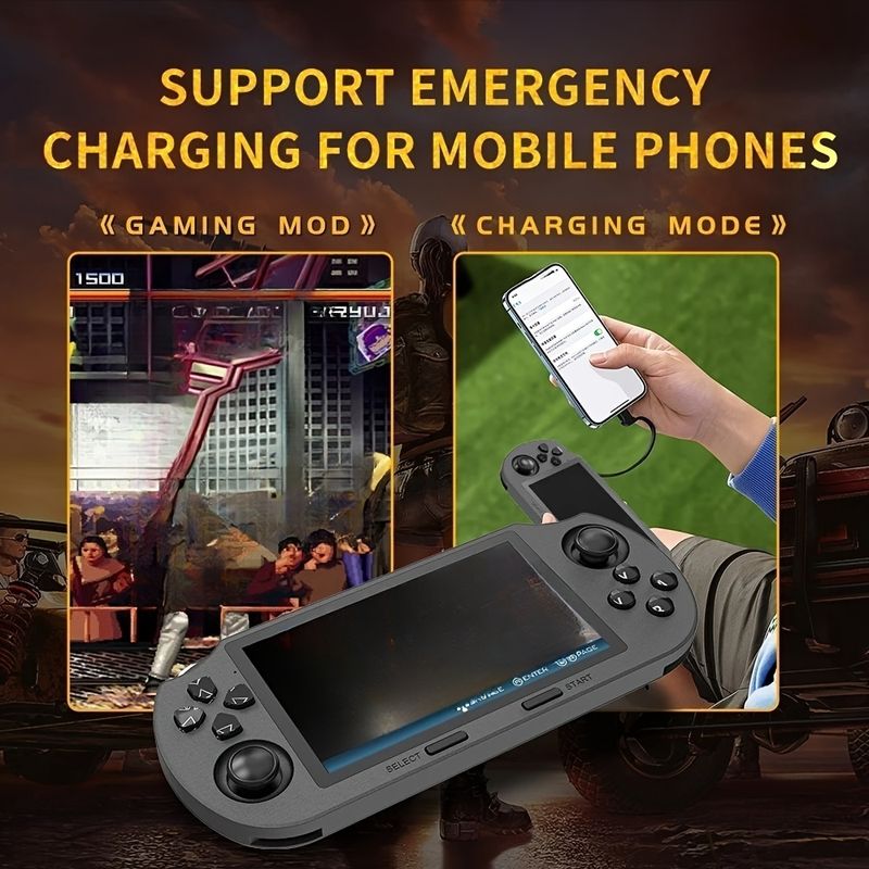 Draagbare handheld gameconsole met IPS-scherm Retro videogameconsole, geschikt als cadeau voor volwassenen_voghion.com