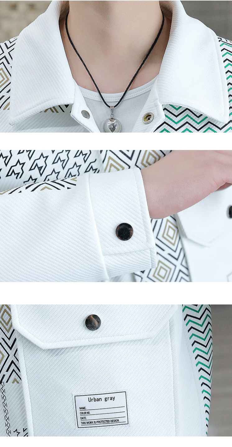 2023 Jacket Men's Spring And Autumn Korean Style Lapel Fashionable Casual Handsome Versatile Trendy Jacket Jacket 303_voghion.com