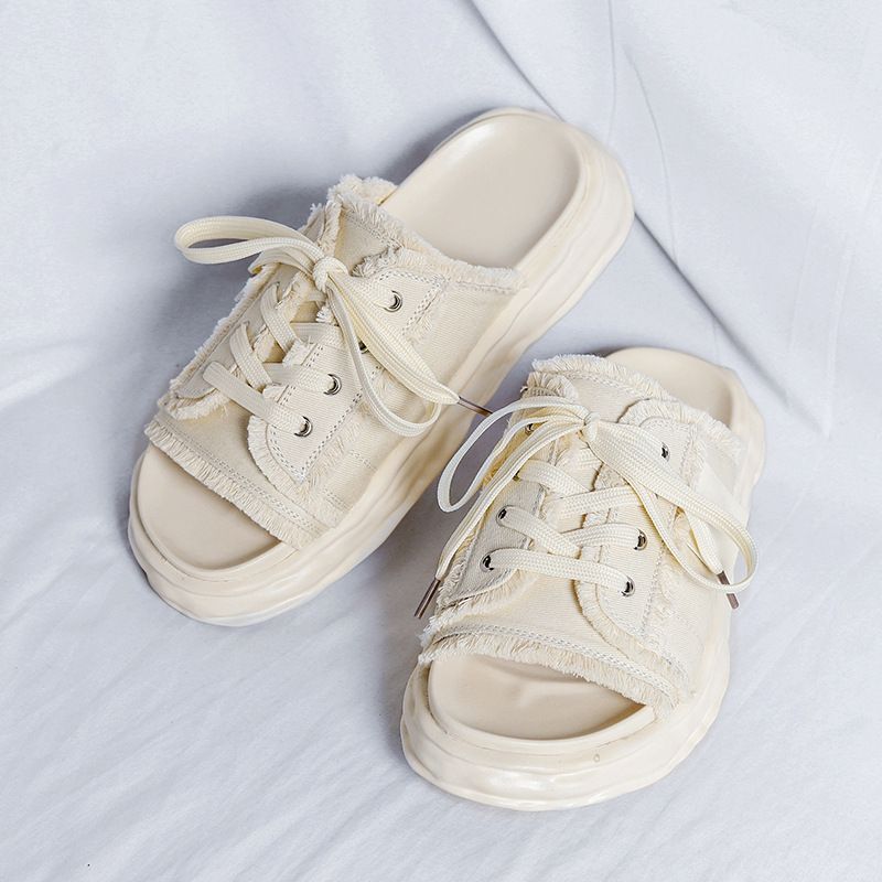 Kvast-hjemmesko til mænd, sommer- og udendørstøj, trendy mærke-klipklappere, alsidige højdeforøgende sandaler i skridsikre designs_voghion.com
