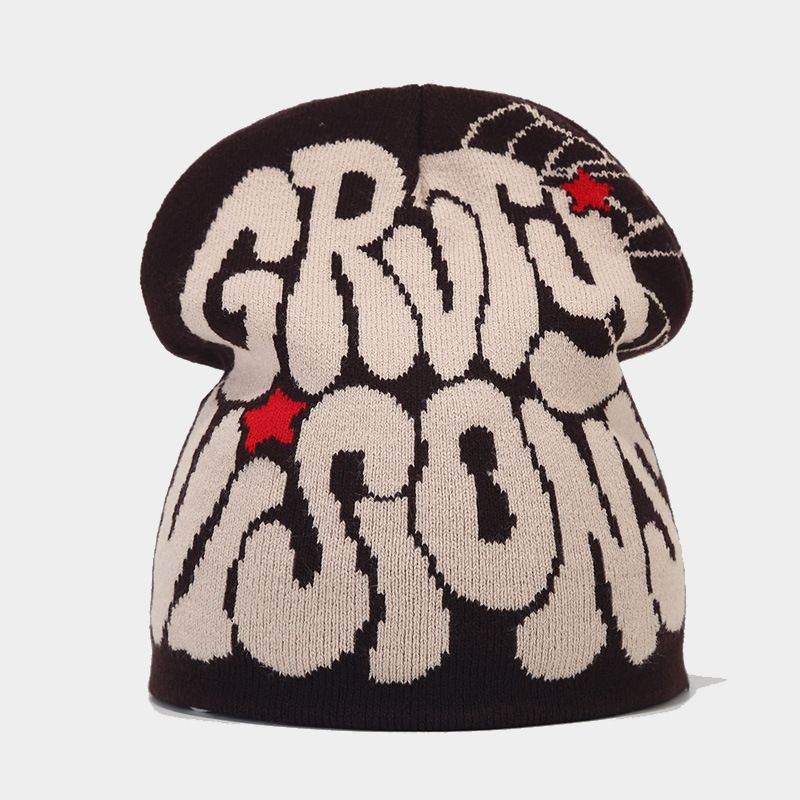 Winter Herbst gestrickte Wolle minus zwei Mütze Cargo Y2k Mütze für Männer Frauen Kanye Mützen Gorras Hombre Top halten warm Hut wind dicht_voghion.com