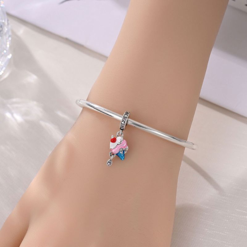 Gioielli da donna con ciondolo a forma di frutta, avocado, pera e lampone, con perline e bracciale in rame bianco placcato argento_voghion.com