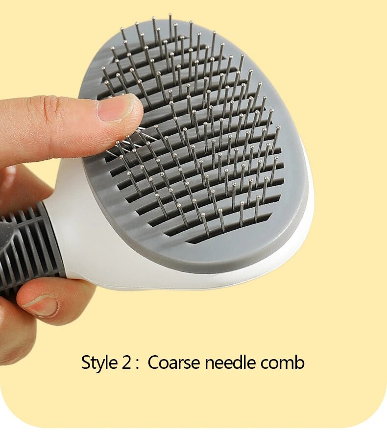 MADDEN Självrengörande hundkamborttagningskammar Flytande hår Husdjursvårdsborste Katttillbehör_voghion.com