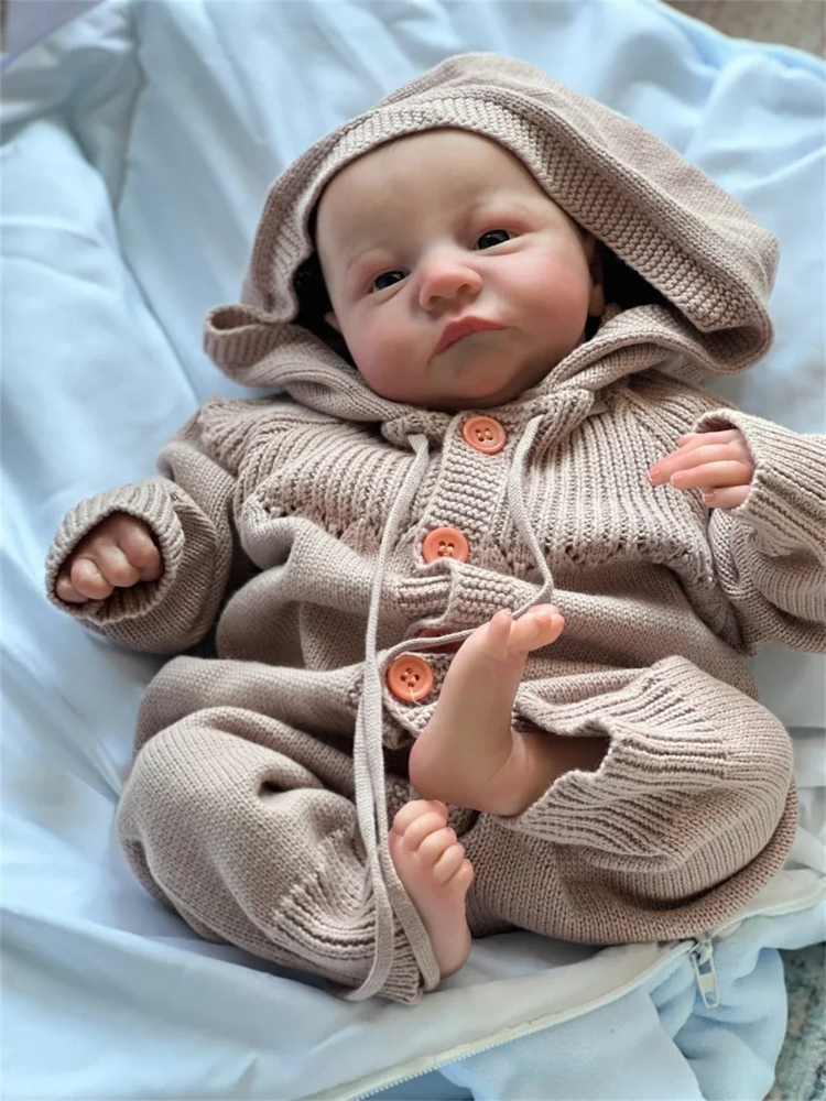 Pinky Reborn 19 Inch 48 cm Reborn Doll Realistic Bebe Reborn Soft Silicone Realistic Soft Vinyl Lifelike Cute Newborn Reborn Bab_voghion.com