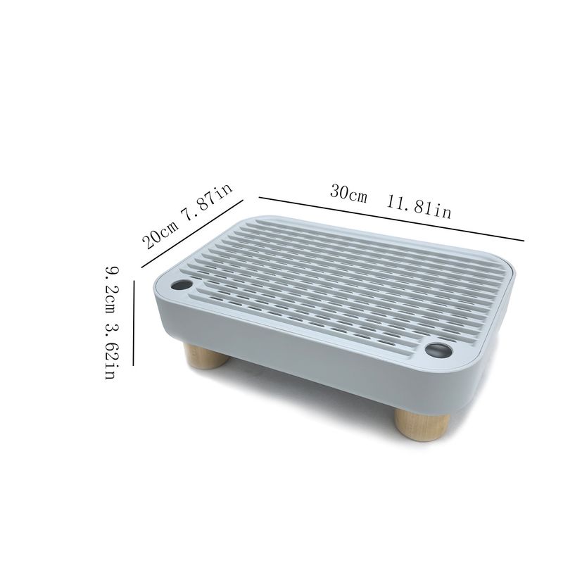 Extra Large Corridor New Pedal Stainless Steel Box Scoop Cat Litter Mat Leakproof_voghion.com