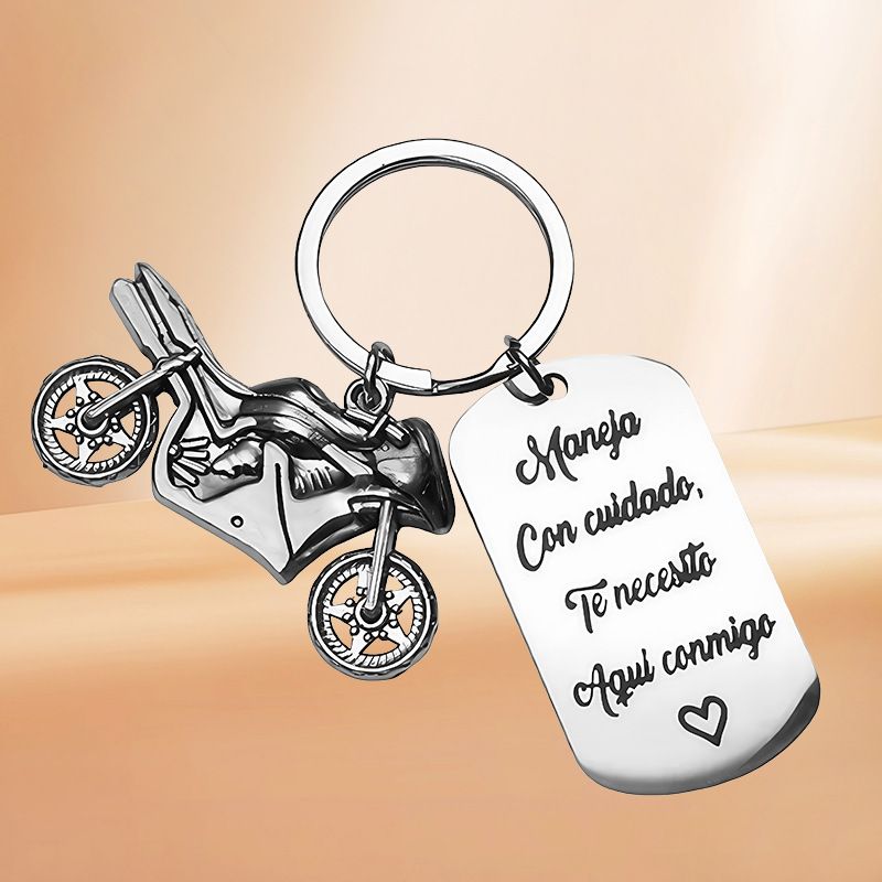 Europa und die Vereinigten Staaten heißer Verkauf Mitarbeiter Danke Geschenk inspirierende Schlüsselanhänger Motorrad Zubehör Edelstahl Schlüsselanhänger_voghion.com