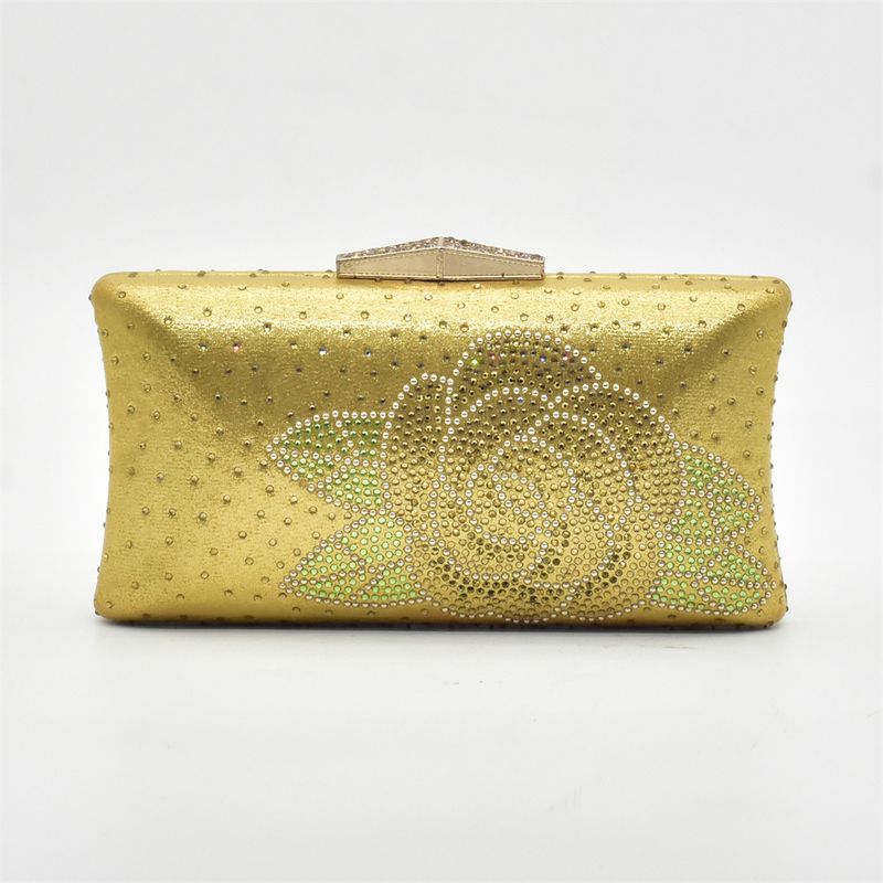 Sandali alla moda casual con tacco alto, modello a rombi con file di rose, testa rotonda, tutto in uno, con borsa_voghion.com