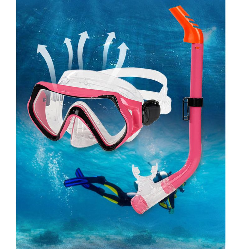 Full Dry Children's Snorkel Waterproof Special Gear Professional Diving Mask Underwater Set_voghion.com