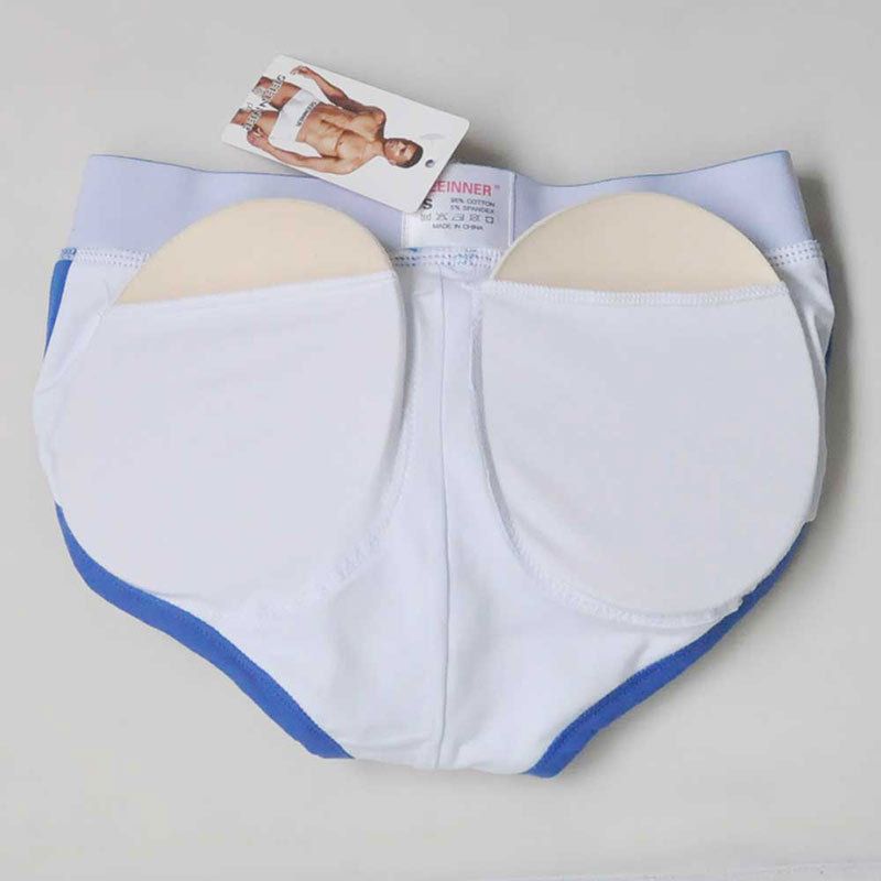 Boxer da uomo SEEINNER in puro cotone, sexy, con coppa imbottita, per aumentare il volume dei fianchi, con sollevamento anteriore e posteriore_voghion.com