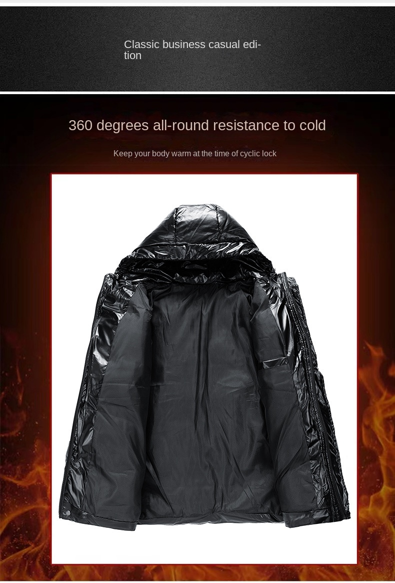 Fashion trend men's loose cotton jacket thickened waterproof windproof cotton jacket winter jacket men's 2023 hot models_voghion.com