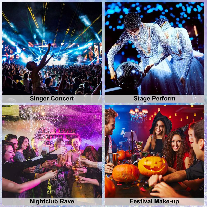 8 barvnih ličil za obraz z bleščicami, senčilo za oči, lepotne bleščice za telo z bleščicami v palčki_voghion.com