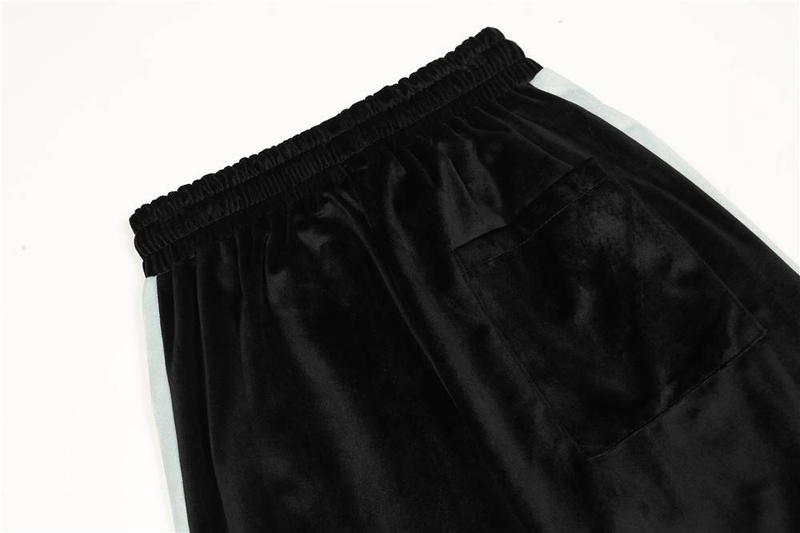 Men's Clothing Love embroidery contrast color stitching casual suit men ins fashion brand loose long sleeved jacket two piece suit_voghion.com