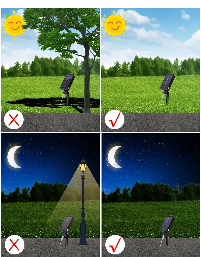 Luci a sfera a LED alimentate ad energia solare, luci decorative impermeabili per esterni per giardino, patio, campeggio, 2,5 m/5 m/10 m, bianco caldo e multicolore_voghion.com