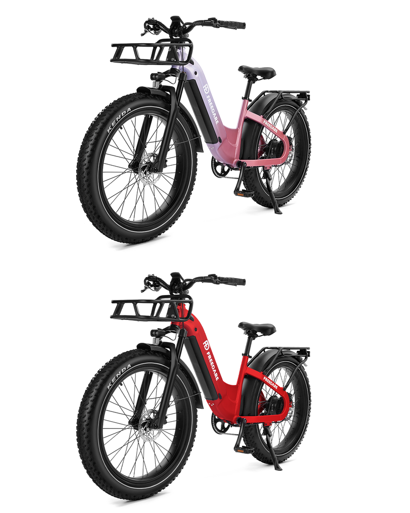 Bicicletta elettrica FREEDARE Eden per adulti con cestino anteriore e controllo GPS tramite app intelligente, batteria da 48 V 20 Ah, sensore di coppia_voghion.com
