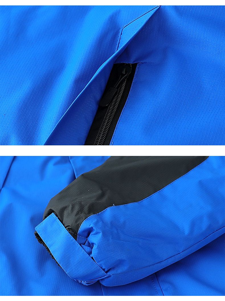 Giacca da lavoro invernale resistente per uomo - Cappotto impermeabile foderato in pile spesso (L-6XL, 3 colori, strisce riflettenti per celle frigorifere e cantieri)_voghion.com