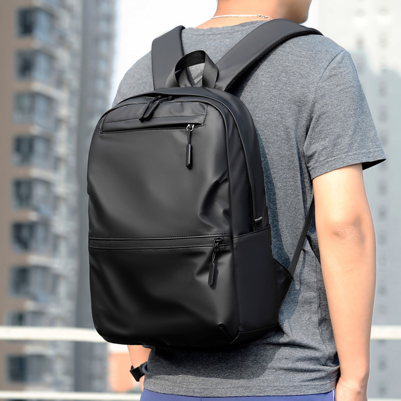 Kjiuyou Dubbele schoudertas Ademend polyester Grote capaciteit Verstelbare laptoprugzak voor unisex_voghion.com
