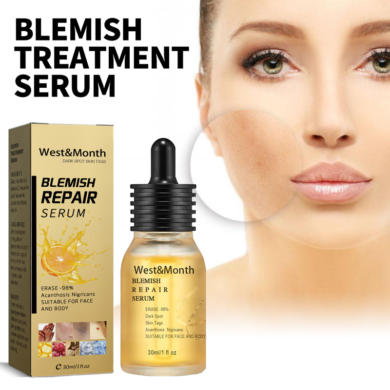 West&Month Freckle Repair essents kortsudevastane, õrn valgendab nahka, pleegitab näokortsud, peened jooned ja laigud_voghion.com