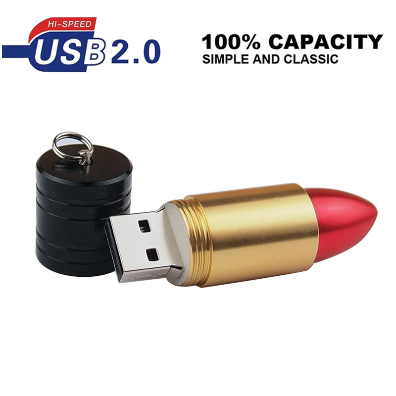 The Real 100% Capacity Silicone Funny Cartoon Pendrive Lipstick Usb 2.0 4gb 8gb 16gb 32gb Flash Drive Memory U Stick_voghion.com